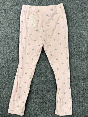 The Children's Place Girls 4T Leggings Pink Silver Glitter Polka Dot Play Wear